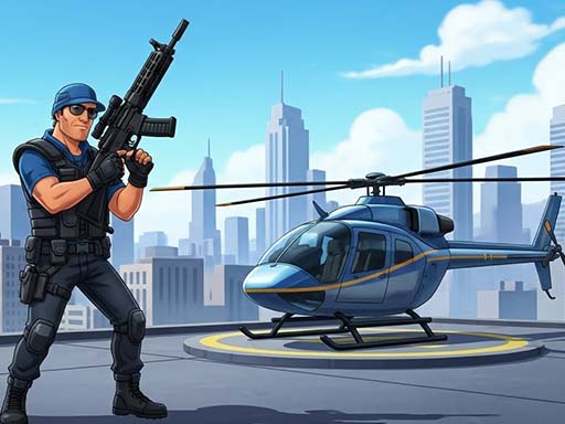 GunShip Shooting Attack Game 3D gameplay preview