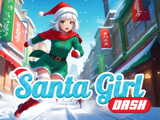 Santa Girl Dash gameplay preview