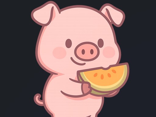 Piggy vs Watermelon gameplay preview
