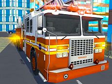 Fire City Truck Rescue Driving Simulator gameplay preview