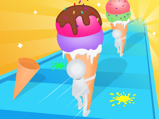 Ice Cream Stack Runner gameplay preview